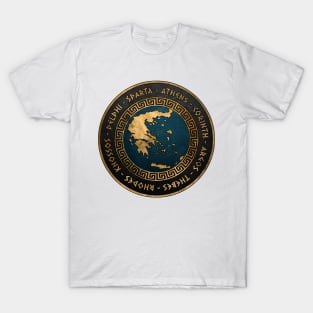 Ancient Greek City-States - Polis of Greece - Ancient Hellas T-Shirt